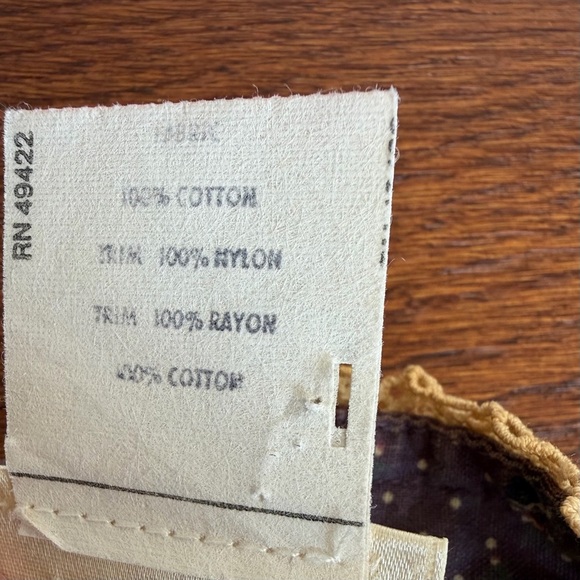 Vintage Gunne Sax Floral Print Prairie Dress with Polka Dot Trim size 7 - Picture 7 of 9